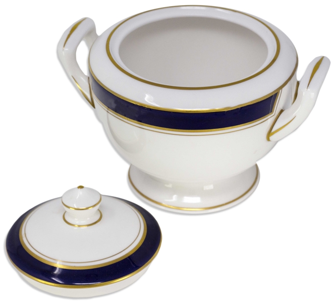 Margaret Thatcher Personally Owned China From Early 1980s, From Her Time as Prime Minister -- Sugar Bowl by Royal Worcester